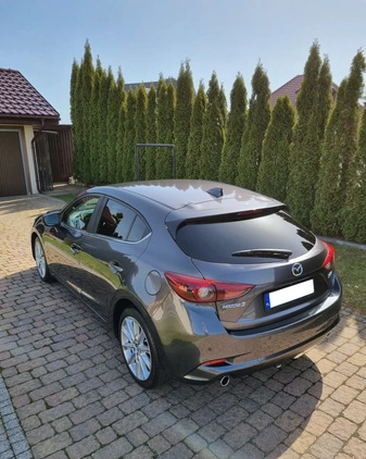 Mazda 3 cena 77500 przebieg: 58100, rok produkcji 2018 z Rabka-Zdrój małe 121